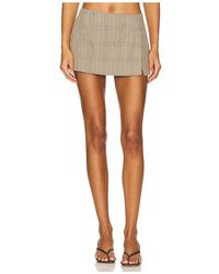 Miaou - Twill Micro Mini Skirt - Lyst