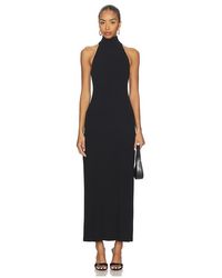 Enza Costa - Knit Halter Turtleneck Fluid Dress - Lyst