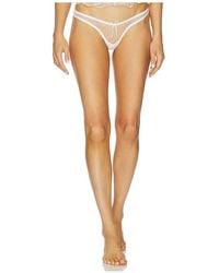 For Love & Lemons - Devon Dot Thong Panty - Lyst