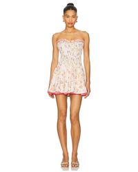 Poupette - Vestido Bandeau Cory En Color Rosado Talla (También En M, Xs) - Lyst