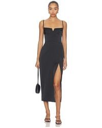 Amanda Uprichard - Lyra Midi Dress - Lyst