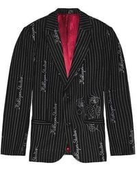 Kidsuper - Embroidered Ks Pinstripe Suit Top - Lyst