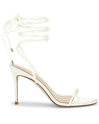 Femme LA - 3.0 Barely There Lace Up Heels - Lyst