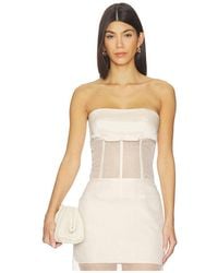 LPA - Cara Strapless Corset - Lyst