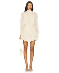 Nicholas - Cecile High Neck Mini Dress With Godets - Lyst