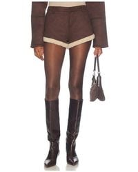 Lovers + Friends - Lola Faux Shearling Short - Lyst