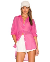 Sundry Oversized Shirt - Pink