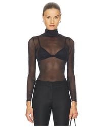 Commando - Chic Mesh Long Sleeve Turtleneck - Lyst