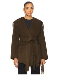 Jonathan Simkhai - Chaqueta Con Flecos Rowen En Color Verde Oliva Talla (También En S, Xs) - Lyst