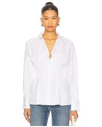 Rag & Bone - Popelin-Oberteil Blythe - Lyst