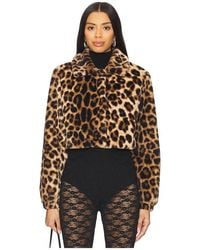 superdown - Valdis Faux Fur Jacket - Lyst