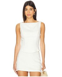 Amanda Uprichard - X Revolve Ines Top - Lyst