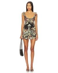 Free People - Bali Flora Mini Dress - Lyst
