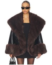 WeWoreWhat - X Revolve Cocoon Faux Fur Jacket - Lyst