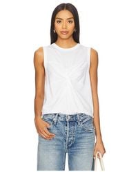 Nation Los Angeles - Top Sin Mangas Neve En Color Blanco Talla (También En M, S, Xl/1X, Xs) - Lyst