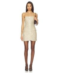 Alice + Olivia - Madison Strapless Mini Blazer Dress - Lyst