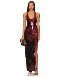 retroféte - Vestido Lentejuelas Bella En Color Burgundy Talla (También En M, S, Xl) - Lyst