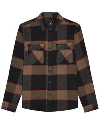 Brixton - Bowery Long Sleeve Flannel - Lyst