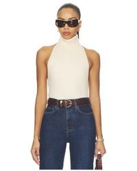 ALL THE WAYS - Kassidy Knit Halter Top - Lyst