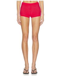 Lovers + Friends - Daniella Pointelle Short - Lyst