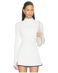 Splits59 - TOP DEMI-GLISSIÈRE TESS RIGOR HALF ZIP WAIST LENGTH en White - Lyst