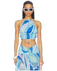 Cin Cin - Spice Ruched Halter Top - Lyst