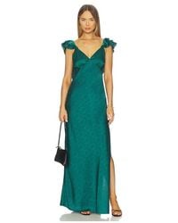 georgia hardinge exclusive opal ruffled plissé jersey maxi dress Georgia Hardinge - Shop