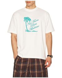 Drole de Monsieur - T-Shirt Slogan Palmiers - Lyst