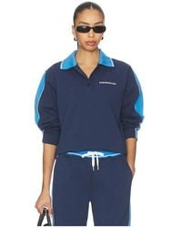 CASABLANCA - Punto Polo Collared Sweatshirt - Lyst