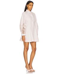 Clea Anika Embroidered Dress in White | Lyst Clea Anika Embroidered Dress in White | Lyst