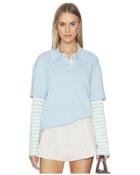 SER.O.YA - Emilee Top En Color Bebe Azul Talla (También En Xxs, Xs, S) - Lyst