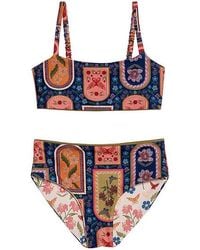 Agua Bendita - Sky Fiore Bikini Set - Lyst