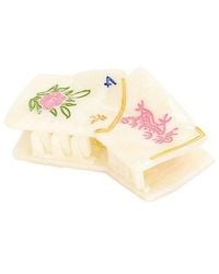 Solar Eclipse - Hand-Painted Mini Flower Mahjong Claw Hair Clip - Lyst