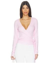 VIR VITA - Margot Wrap Top - Lyst