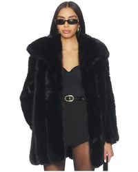 Elliatt - Lux Faux Fur Jacket - Lyst