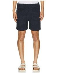 Oas - Night Lagoon Terry Shorts - Lyst