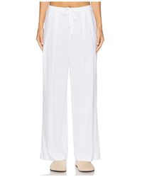Eberjey - Linen Blend Relaxed Pant - Lyst