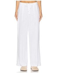Eberjey - Linen Blend Relaxed Pant - Lyst