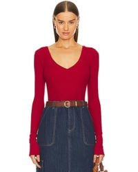 Bobi - Long Sleeve Scoop Neck Tee - Lyst