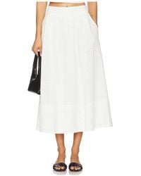 PAIGE - Falda Ojai En Color Blanco Talla (También En 10, 2, 4, 6, 8) - Lyst
