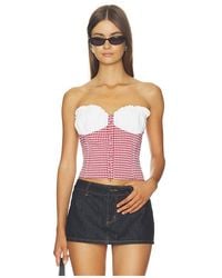 BY.DYLN - Sunniva Corset Top - Lyst