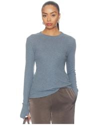 Enza Costa - Cashmere Jersey Easy Cuffed Crew - Lyst