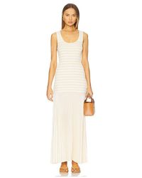Rag & Bone - Robe Maxi Millie En Cream,Neutral. Taille Also En Xl - Lyst