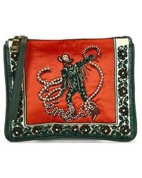 ALÉMAIS - Ace Cowboy Embellished Clutch - Lyst
