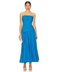 Jonathan Simkhai - Vestido Midi Con Bustier Y Sin Tirantes Arie En Color Royal Talla (También En 12, 6, 8) - Lyst