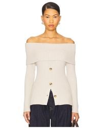 Blank NYC - Off The Shoulder Sweater Top - Lyst