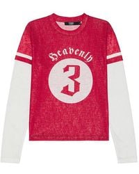 Jaded London - Double Layer Varsity Top - Lyst
