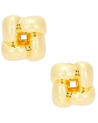 Jenny Bird - Small Woven Square Earrings - Lyst