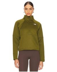 The North Face - Dot Knit Thermal 1/4 Zip - Lyst