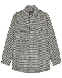Beams Plus - Work Classic Fit Houndstooth Shirt - Lyst